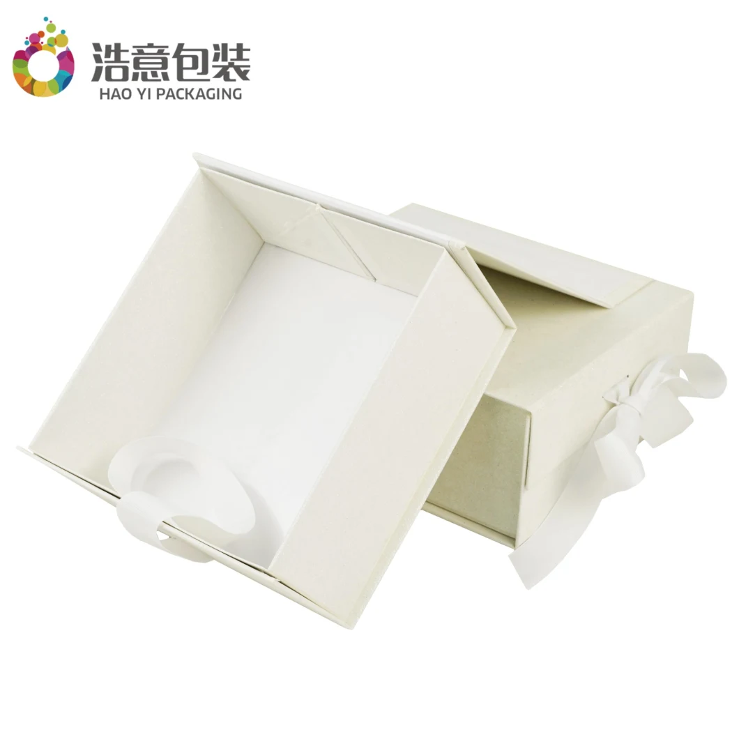 Custom Printing Environmental Protection Cardboard Jewelry Clothing Shoes Cosmetic Flower Paper Box with Color Ribbon for Decorating Gift Boxes Packaging