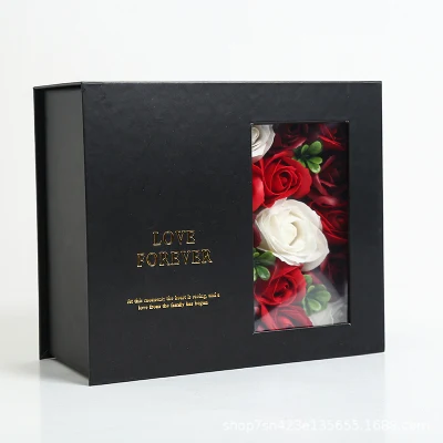 Fabricante mayorista Caja de regalo de rosas Embalaje de flores Caja de flores de espuma de chocolate